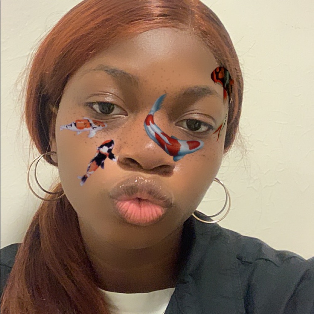 Orange Human Hair Wig